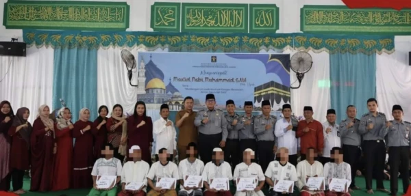 Peringatan Maulid Nabi Muhammad SAW 1446H di Lapas Pemuda Langkat Berlangsung Khidmat - Digital Media Public